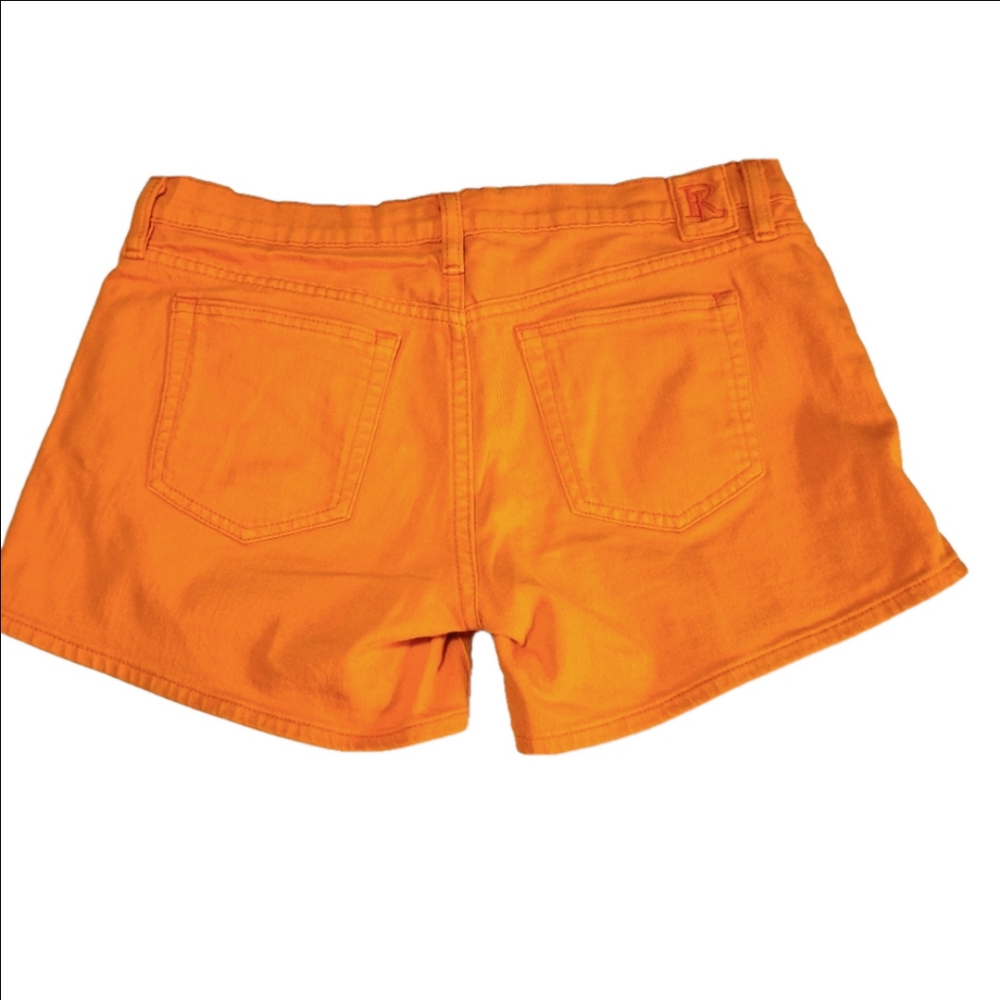 Polo by Ralph Lauren 30 Women's Denim Orange Shorts - Picture 3 of 5